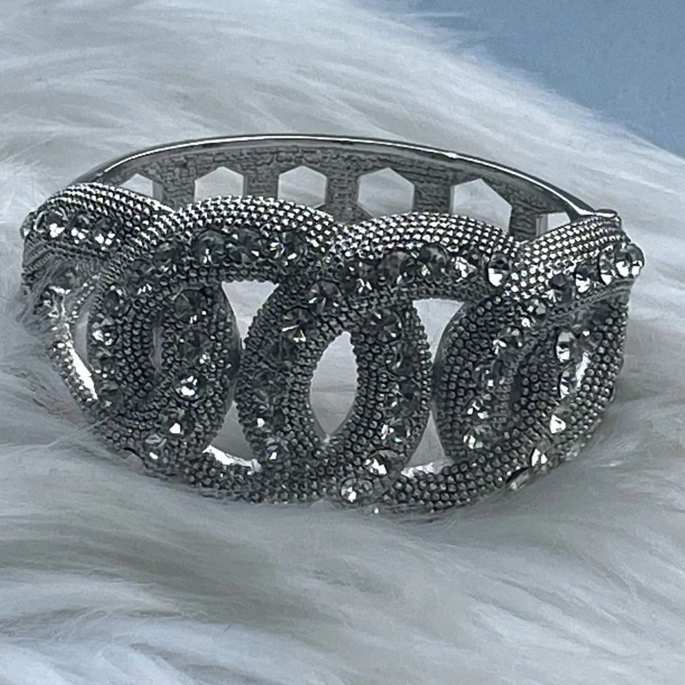 Sparkly Chunky Chain Link Bracelet